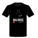 Tee Shirt "MALINOIS what else" (tête)