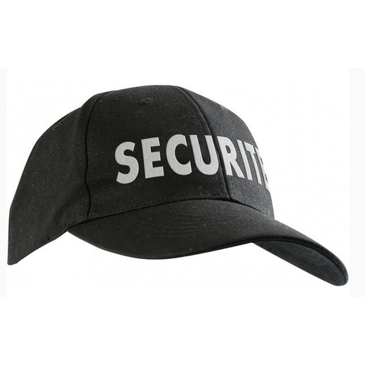 Casquette noire avec marquage