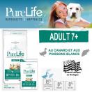 PureLife Adult 7+ - Croquettes pour chiens adulte de 7 ans et +