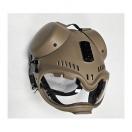 Casque K9 Helm Tactical CS-1 + coque de protection oreilles - TAN color - image 3