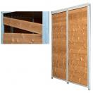 Chenil bois MKS - PROTECTA double 6 x 2 m avec 1 sparation, 2 portes - Faade en barreaux - image 4