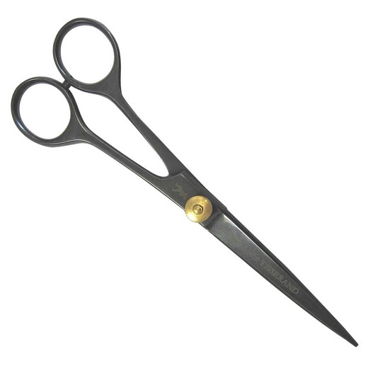 Ciseaux Tisserand, finition bronze - Modèle droit et courbe 17 cm