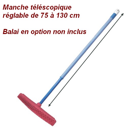 Balai caoutchouc sans manche