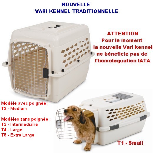 Cage de transport Vari Kennel Traditionnelle, chien et chat