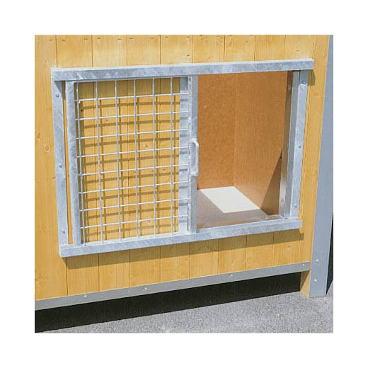 Fermeture d'entrée par grille coulissante pour niche CONFORT ou CPRS