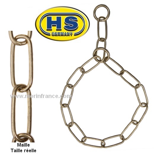 Collier étrangleur, laiton massif - Qualité Pro HS