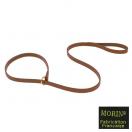 Laisse cuir lasso - Marron pour chiens