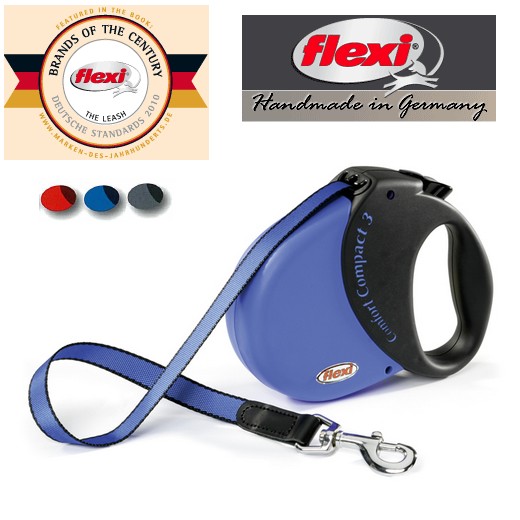 Laisse avec enrouleur Flexi Compact Confort