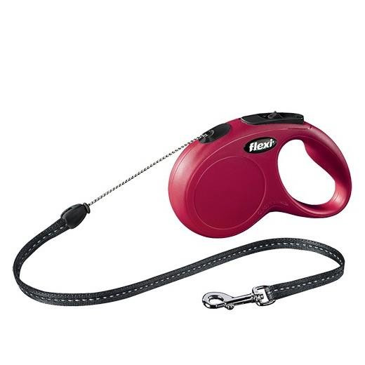 Laisse à enrouleur rétractable Flexi Classic Corde pour chien