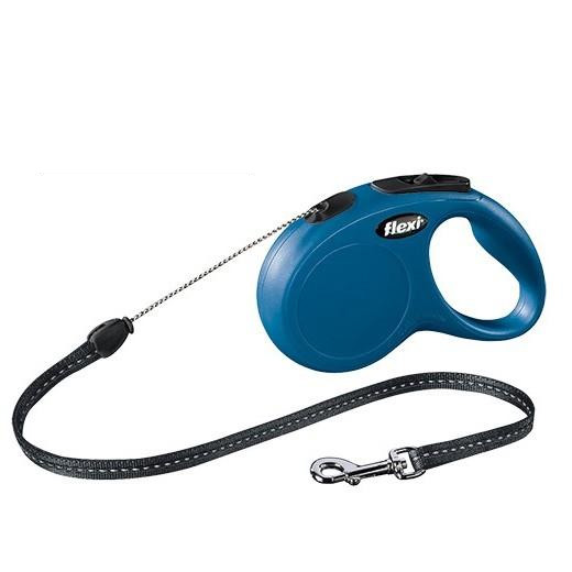 Laisse à enrouleur rétractable Flexi Classic Corde pour chien