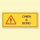 Autocollant "Chien  bord"