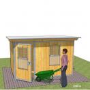 Abri en kit RUSTICA GARDEN pour chien - Abri de jardin - image 6