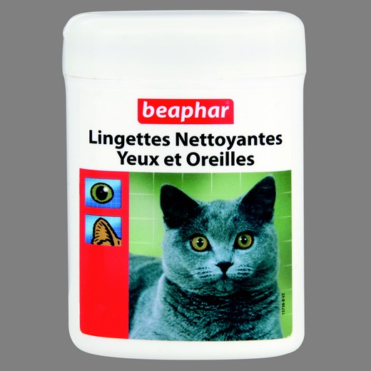 Lingettes nettoyantes yeux, oreilles et corps