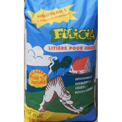 Litière végétale Félicia pour chat