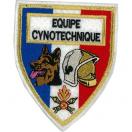 Ecusson Sapeurs Pompiers "Equipe Cynotechnique"