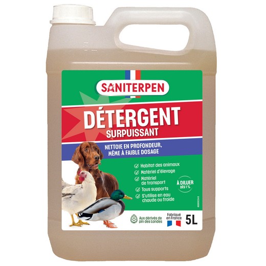 Le détergent saniterpen, surpuissant ! Le détergent saniterpen, surpuissant !