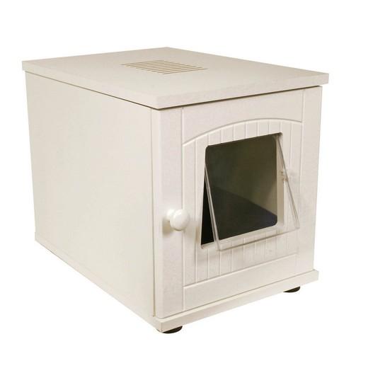 Maison De Toilette En Bois Pour Chat Bac A Litiere Maison De Toilette Et Litiere Vegetale Ou Cristaux Pour Chats Et Chatons Morin Accessoires Pour Chat