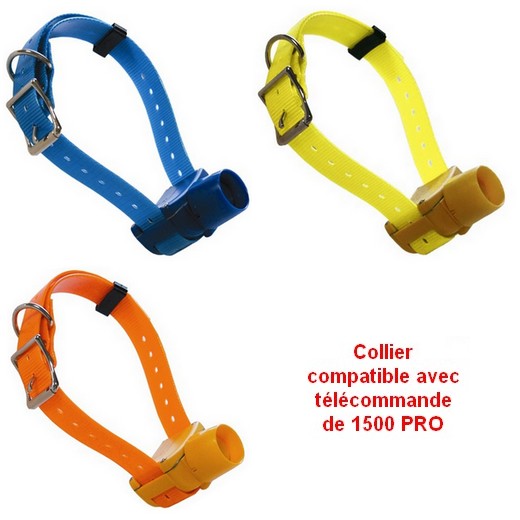 Meilleurs prix pour Collier seul canibeep radio pro avec sangle jaune