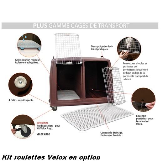 Cage de transport Argo pour chiens Simple. Morin Caisses et