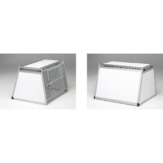 Cage pour chiens DogBox Pro Large Réhaussée. Caisses de transport sur  mesure pour le voyage en voiture.