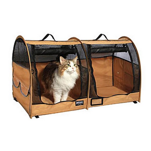 Cage d'exposition chat Show Shelter filet - simple ou double
