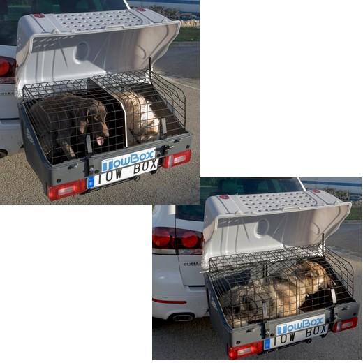 TowBox Dog - cage de transport sur attelage. Caisses de transport