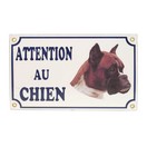 Plaque de garde métal émaillé - Boxer