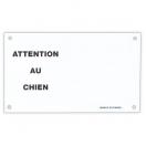 Plaque de garde "attention au chien" (petit format)