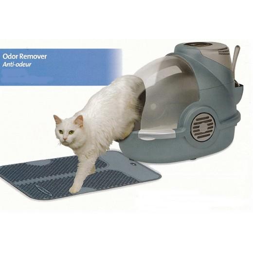 Maison de toilette pour chat anti odeurs - Oster Bionaire. Bac à litière,  maison de toilette et litière végétale ou cristaux pour chats et chatons.  Morin, accessoires pour chat