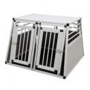 Cage de transport alu double pour deux chiens - image 3