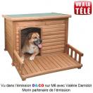 Niche bois Alaska + terrasse pour votre chien