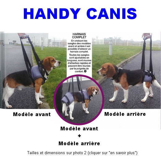 Harnais de soutien Handy Canis