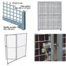 Cadre de chenil grillage 5/5 Pro - hauteur 2 m