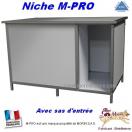 Niche pour chien en PVC avec sas / M-PRO - image 1