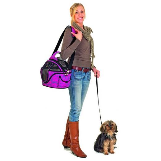 Sac de transport Shopper de Luxe. Sac à dos pour chien, sac transport chien  : Morin, caisse, cage et sac transport chiens