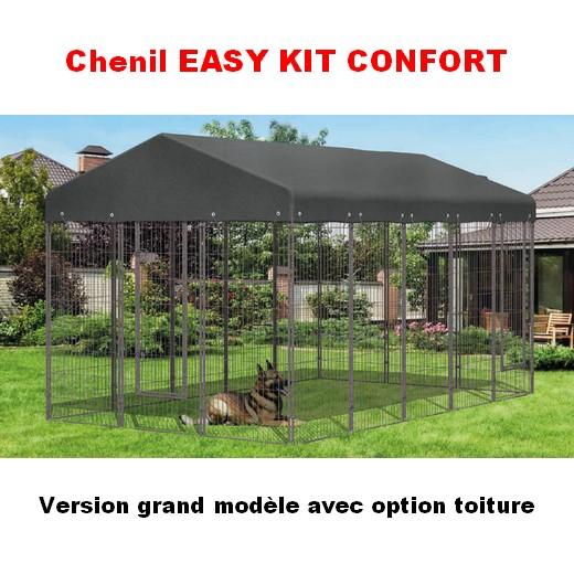 Enclos chenil EASY KIT chien. Enclos pour chien, parc à chien