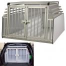 Cage de transport DogBox Pro Double pour deux chiens, modle biseaute