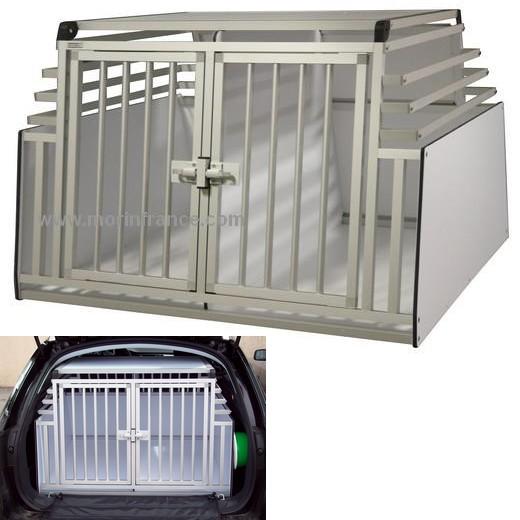 Cage de transport DogBox Pro Double pour chiens modèle rehaussée