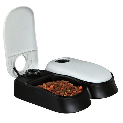 Distributeur Automatique De Croquette 2 Repas Pour Chien Et Chat Morin France Accessoires Pour Chiens Et Chats