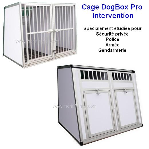 Cage pour chiens DogBox Pro Large Réhaussée. Caisses de transport sur  mesure pour le voyage en voiture.