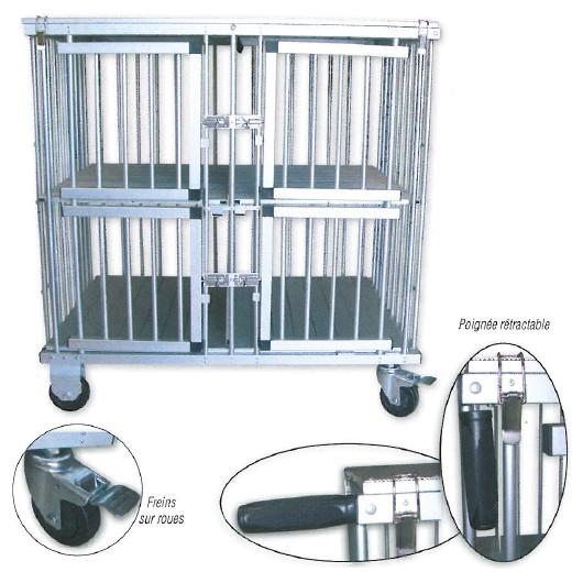 Cage d'exposition pliante - EXPO PRO. Caisses de transport pour  expositions. Morin : Accessoires, cages et caisses, pour le transport et le  voyage en voiture, train ou avion, Chien et chat