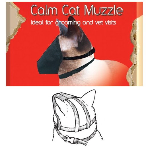 Muselière de contention CALM CAT pour chat