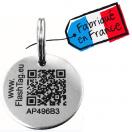 Mdaille intelligente identifie par QR Code pour chien ou chat - image 2