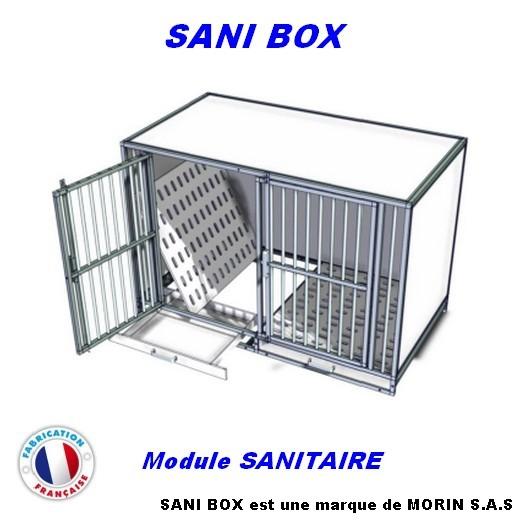 Sani Box Caisse Sanitaire Boxe Vétérinaire Pour Chien Ou Chat
