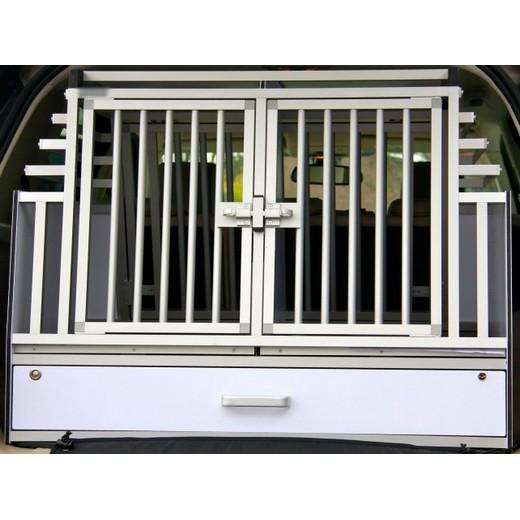 Cage de transport pour chiens DogBox Pro double. Caisses de transport.  Morin : Accessoires pour le transport et le voyage en voiture, pour chien  et chat