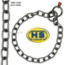 Collier sanitaire trangleur, pour gros chien, INOX noir