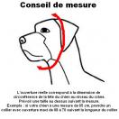 Collier sanitaire trangleur, pour gros chien, INOX noir - image 2