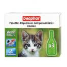 Pipettes rpulsives antiparasitaire pour chat - Vetonature