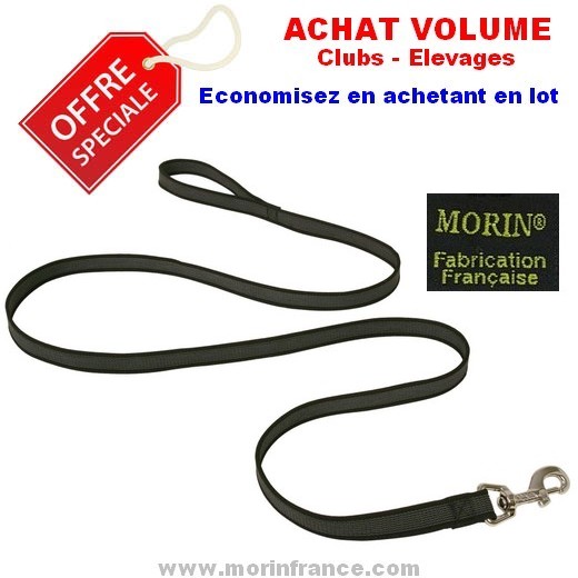 Lot de 10 laisses antidérapante - Nylon / Gomme