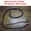 Ligne de trait 2 chiens - Canicross, Ski Joering, Cani vtt